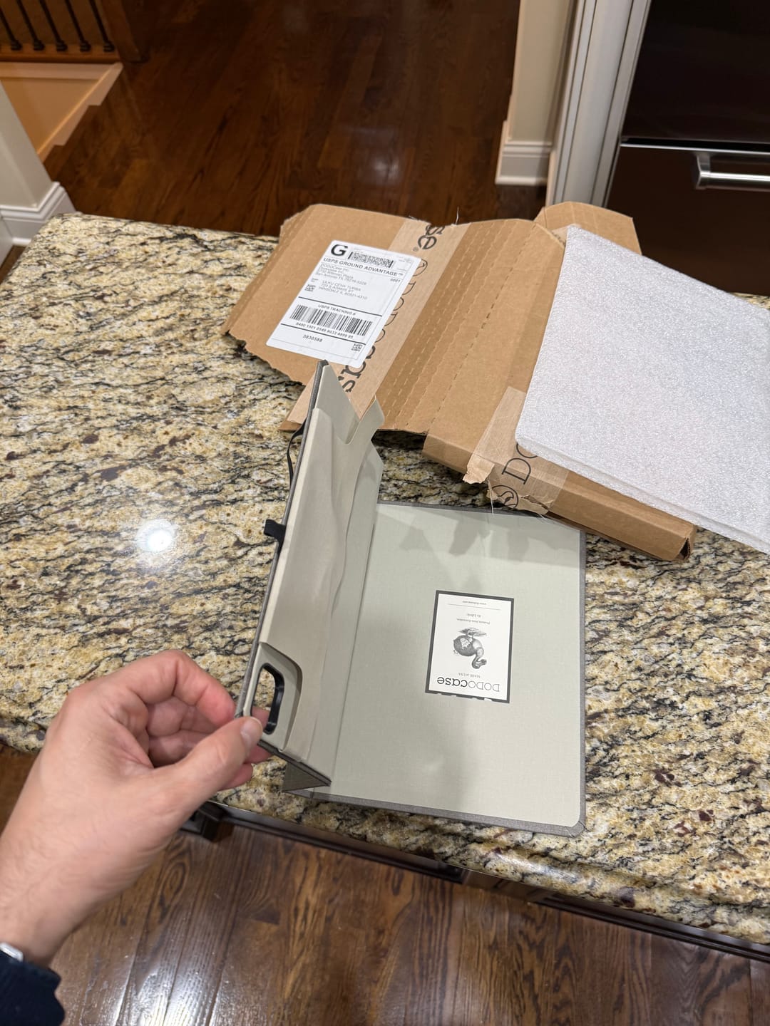 Customer photo review of Magic Keyboard Case | Book-Style
