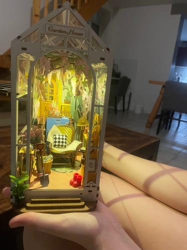 Customer photo review of DIY Book Nook kit - Greenhouse