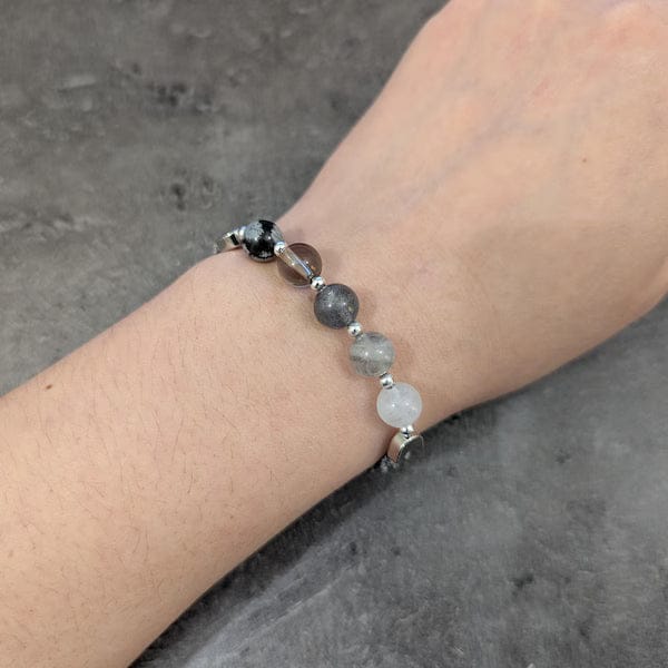 Customer photo review of Moon Phases Crystal Healing Bracelet