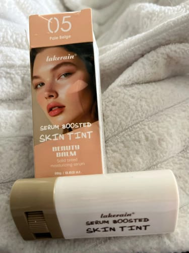 Customer photo review of Cove Balm Serum Boosted Skin Tint Balm
