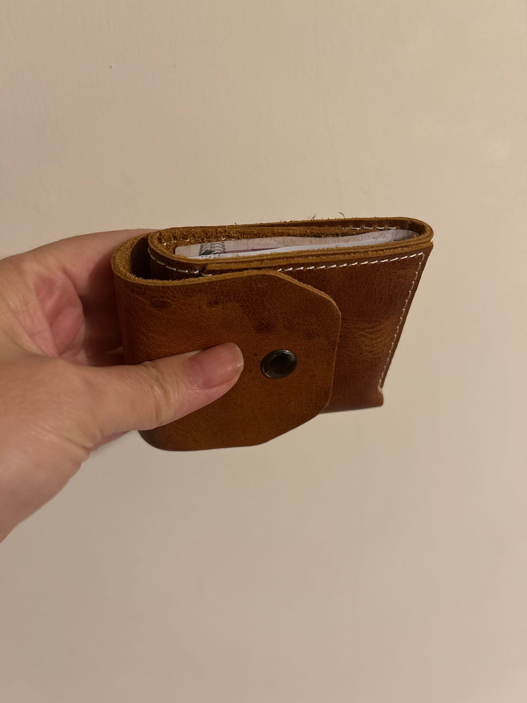 Customer photo review of Arvenzo - El Yapımı Hakiki Deri Erkek Cüzdanı