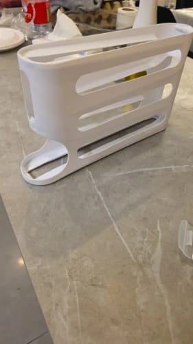 Customer photo review of Egg Holder for Fridge, Eggs Dispenser Auto Rolling