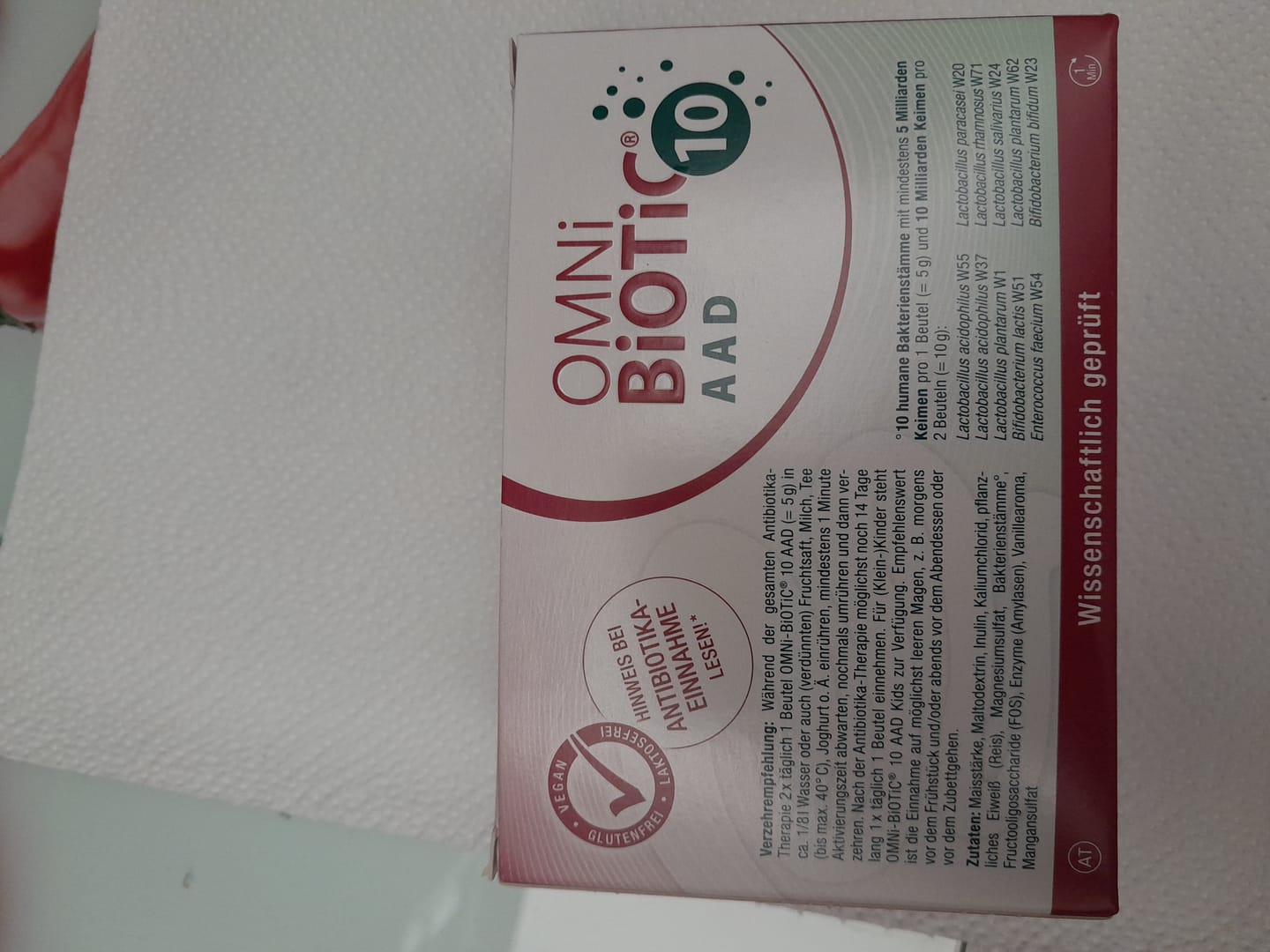 Customer photo review of OMNi-BiOTiC® 10 AAD