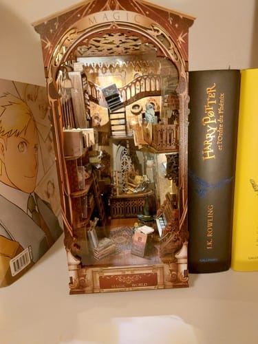 Customer photo review of DIY Book Nook Kit - Magic World