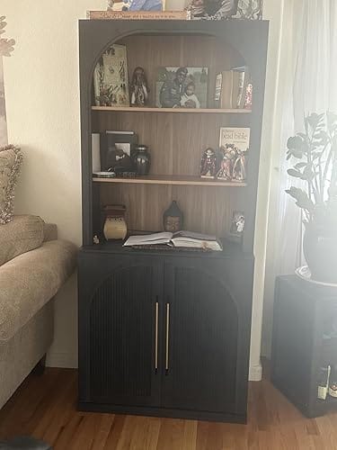 Customer photo review of Jagger 72" Tall Bookcase Cabinet
