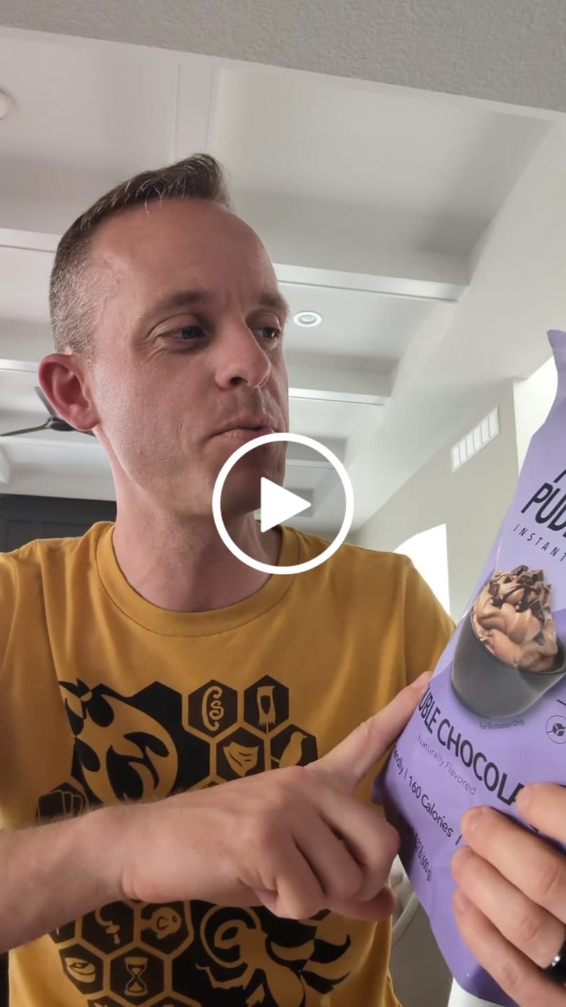 Customer video review of Protein Pudding Instant Mix Double Chocolate