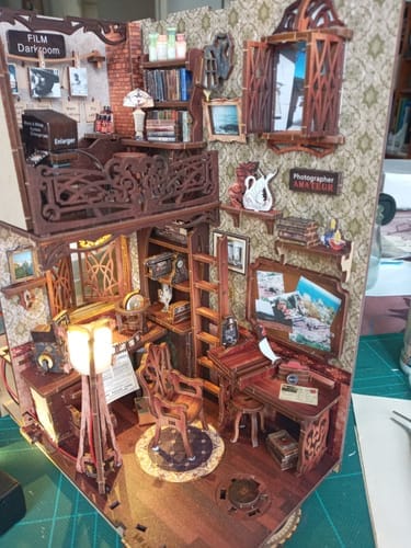 Customer photo review of DIY Book Nook Kit - Film Darkroom