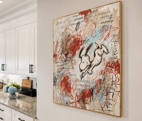 Customer review photo for Abstract Graffiti Art #CSQ063