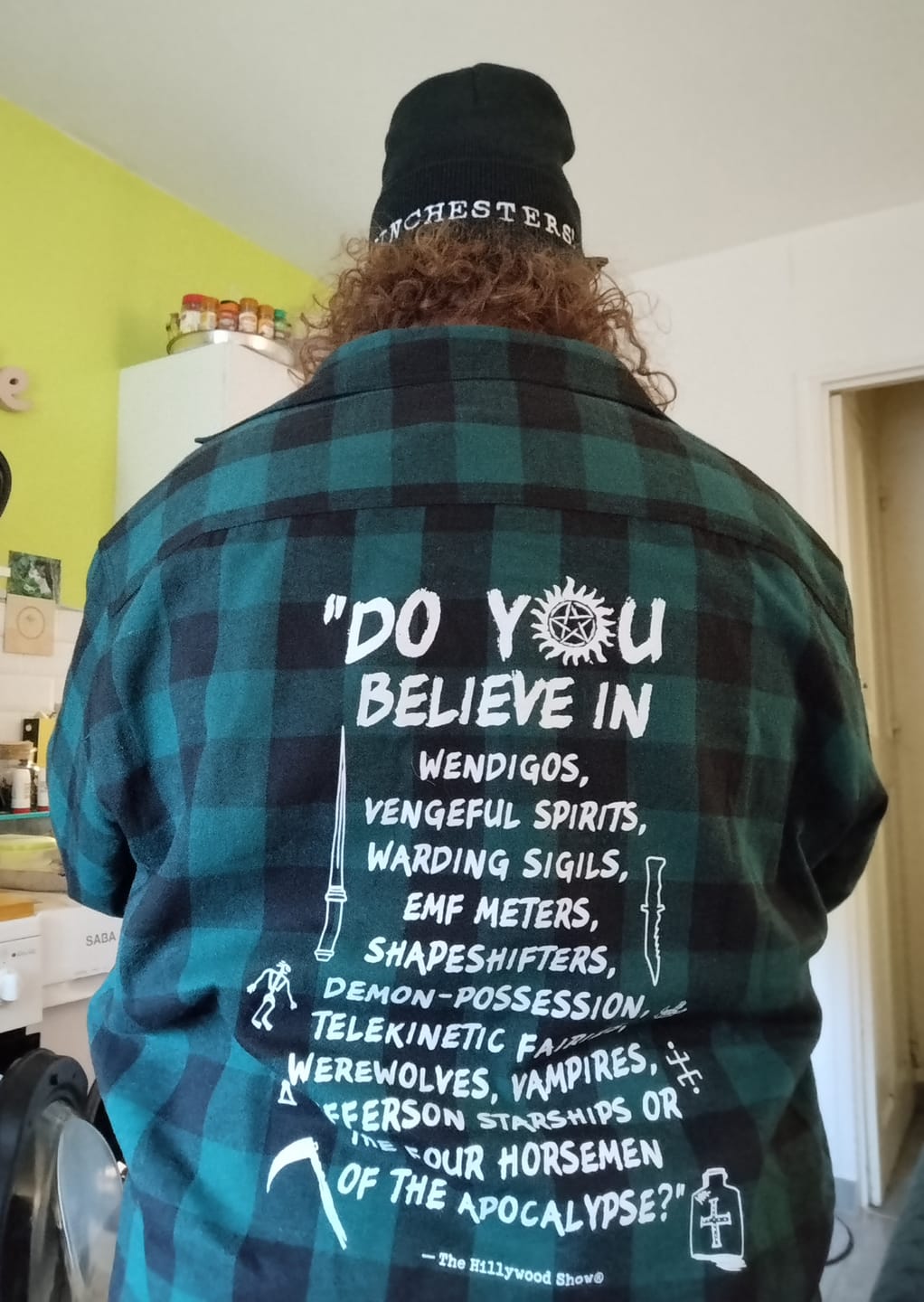 Customer photo review of Do You Believe Flannel