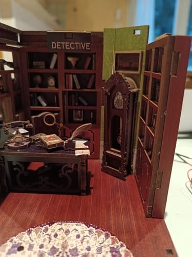 Customer photo review of DIY Book Nook Kit - Rose Detective Agency