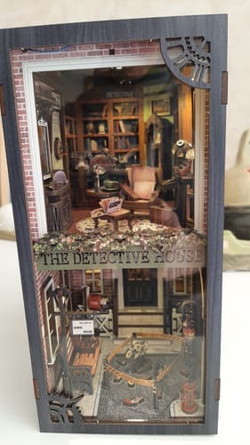Customer photo review of DIY Book Nook Kit - Rose Detective Agency