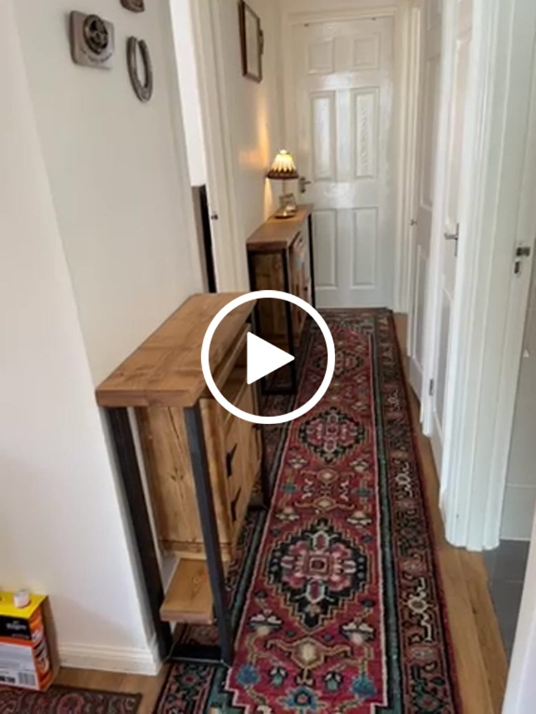 Customer video review of Console Table with Shelf 22.5cm Depth | 84cm High