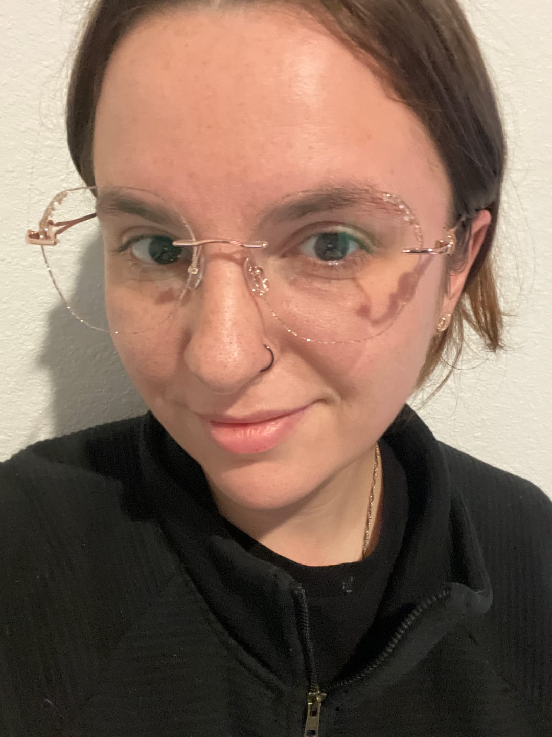 Customer photo review of Glitter Eyeglasses