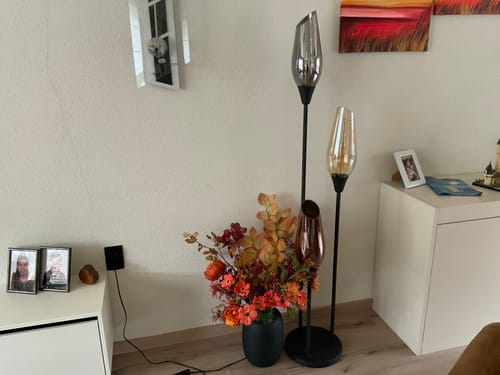 Customer photo review of Vloerlamp Alune - 3-lichts - Mix - Glas - 168 cm