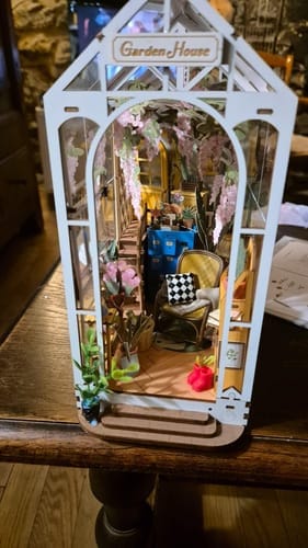 Customer photo review of DIY Book Nook kit - Greenhouse