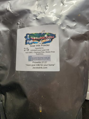 Customer photo review of Organic Goat Milk Powder
