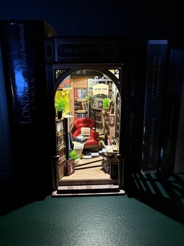 Customer photo review of DIY Book Nook Kit - Rose Detective Agency