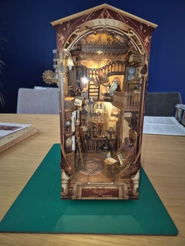 Customer photo review of DIY Book Nook Kit - Magic World
