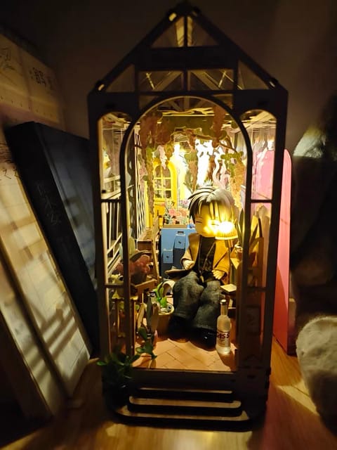 Customer photo review of DIY Book Nook kit - Greenhouse