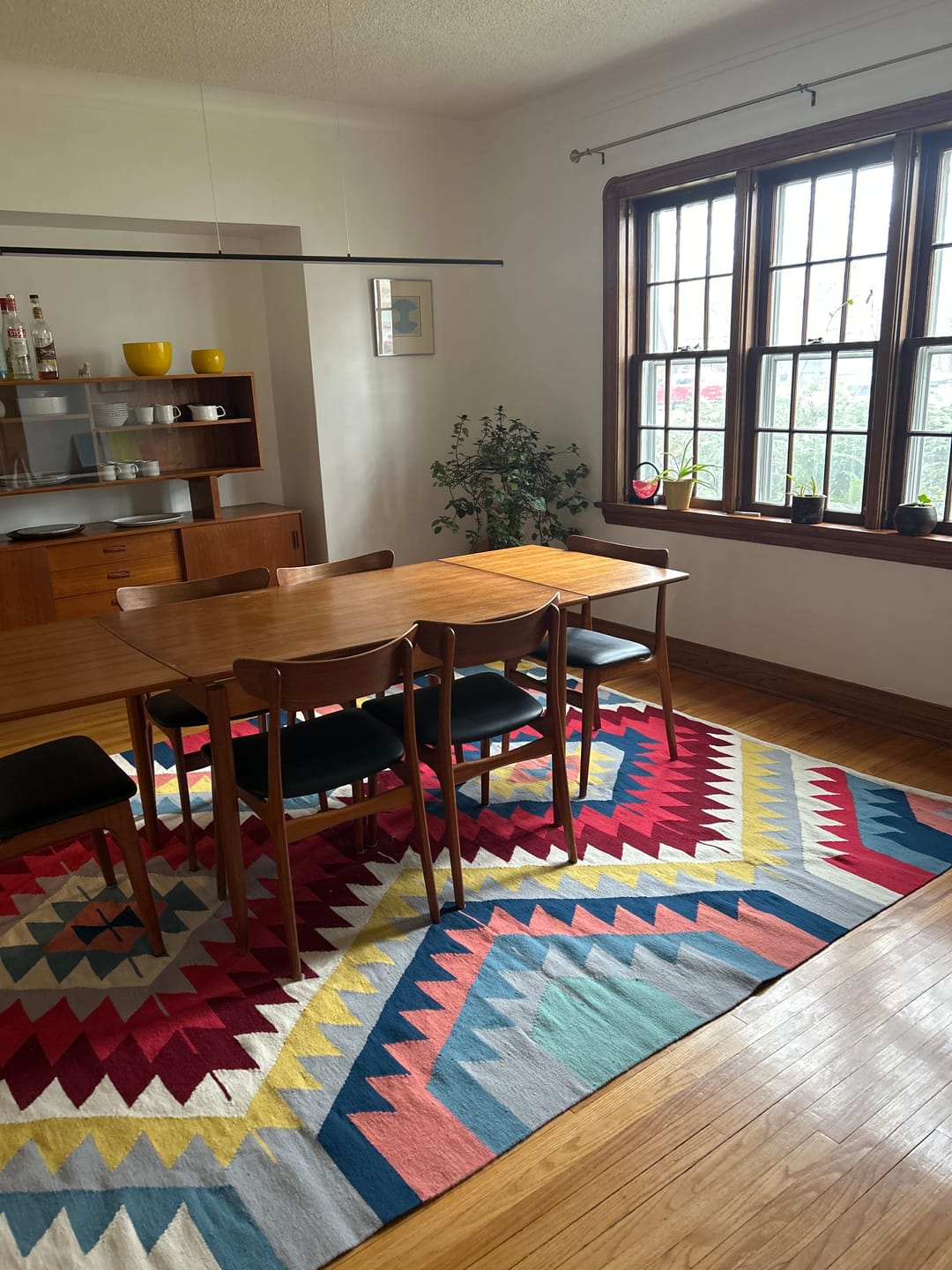 Customer photo review of Luxor Handwoven Multi Colored Rug