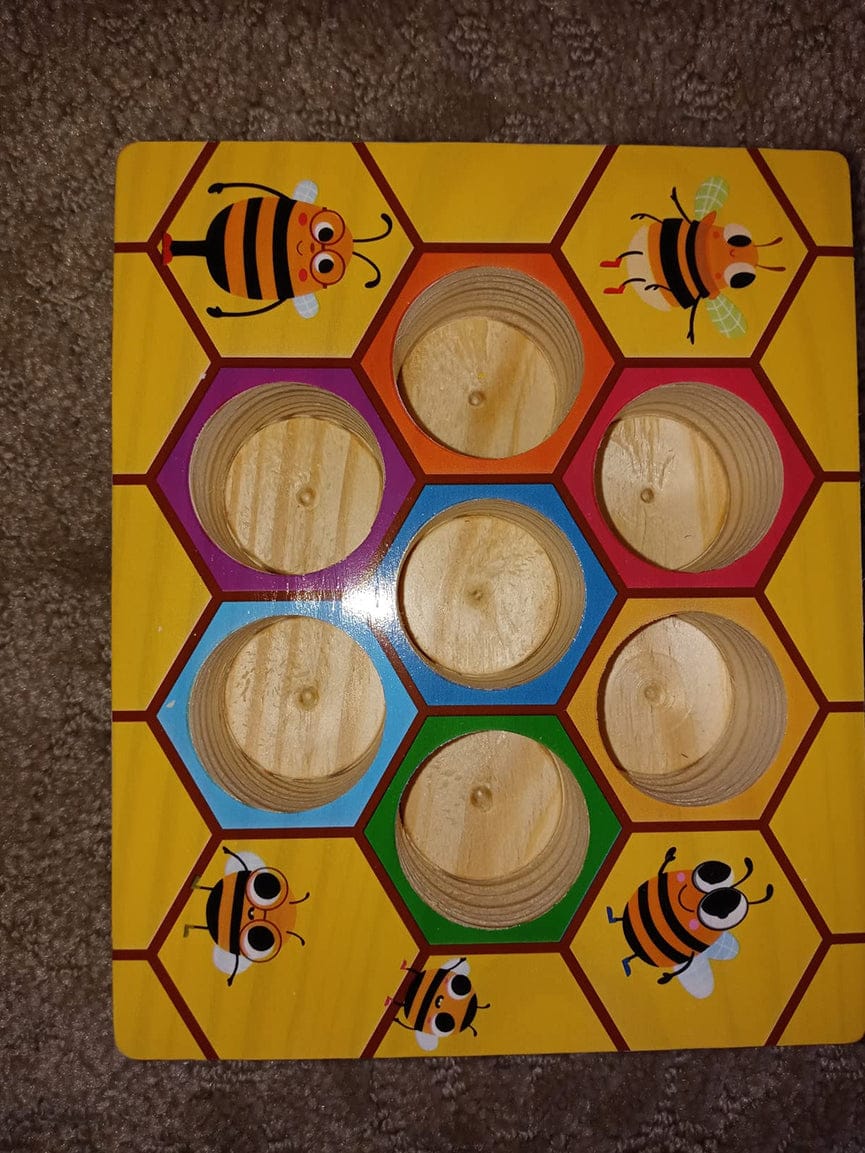 Customer photo review of Marvin’s Bee Sorting Game