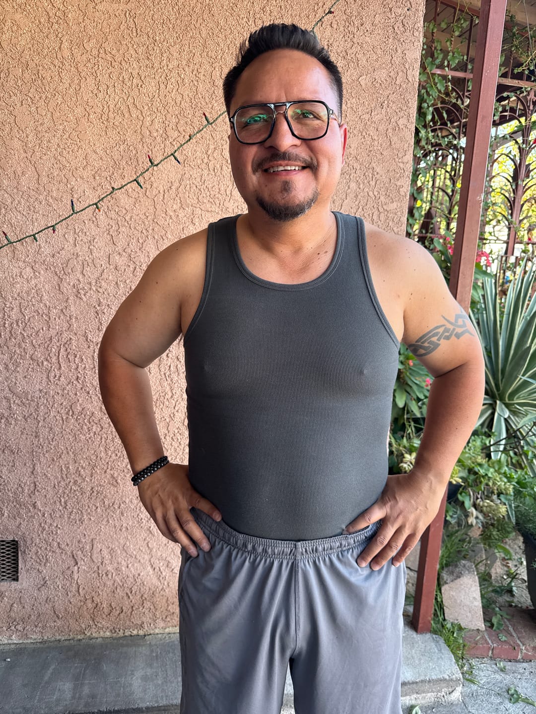 Customer photo review of Premium Ultra-Soft Cotton Fitted Tank 3 Pack