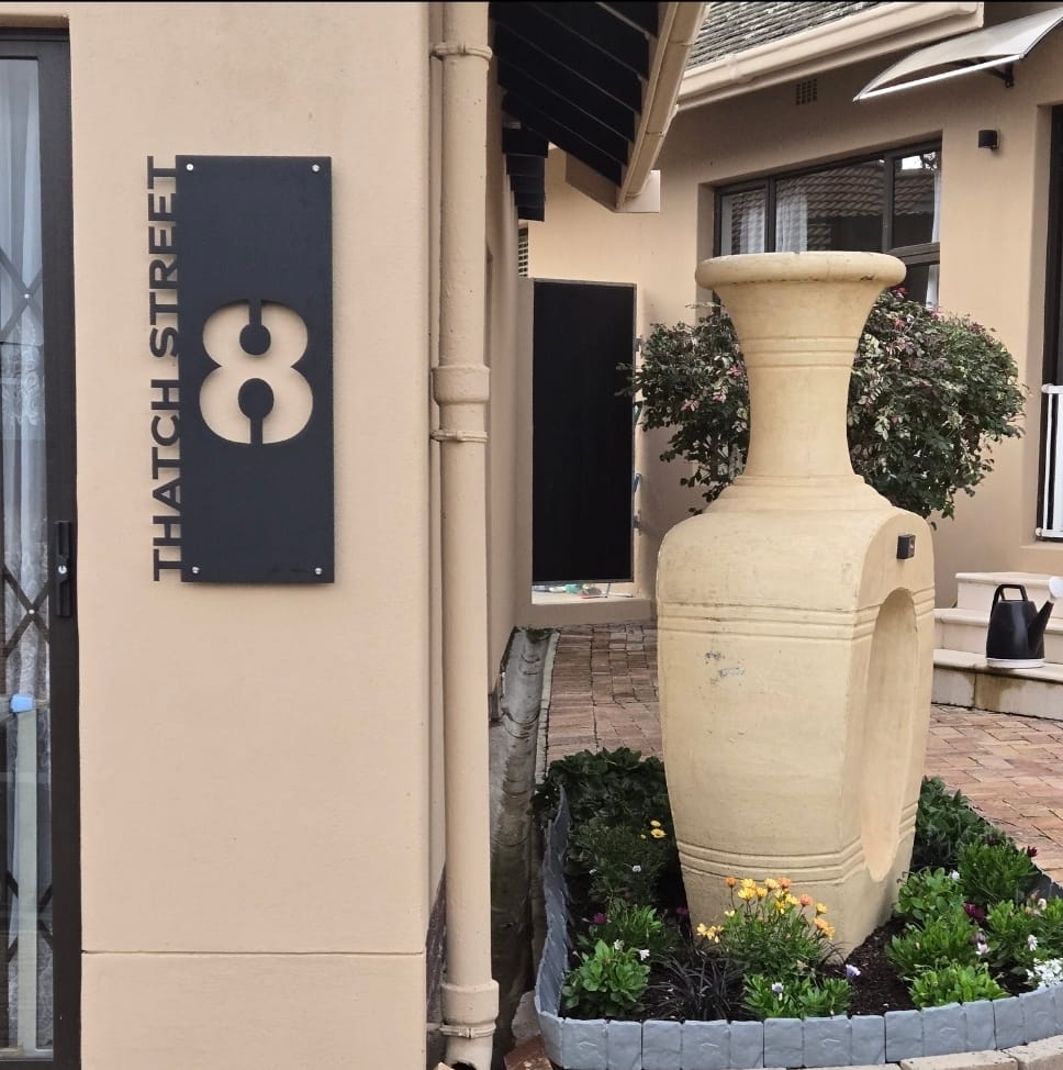 Customer photo review of The Monomark Metal House Number