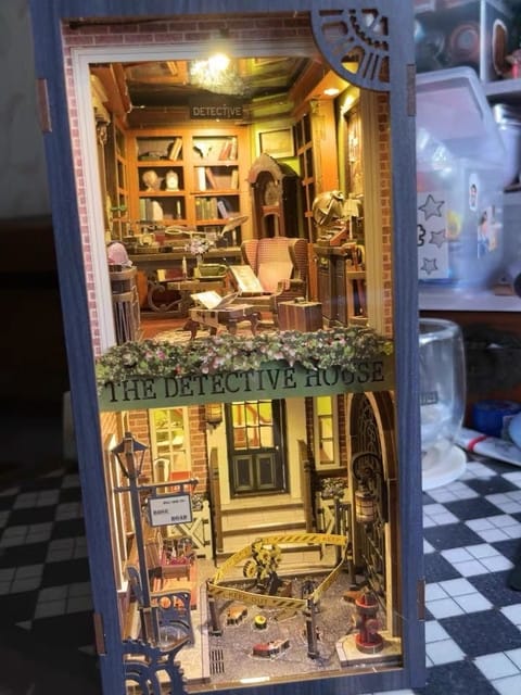 Customer photo review of DIY Book Nook Kit - Rose Detective Agency