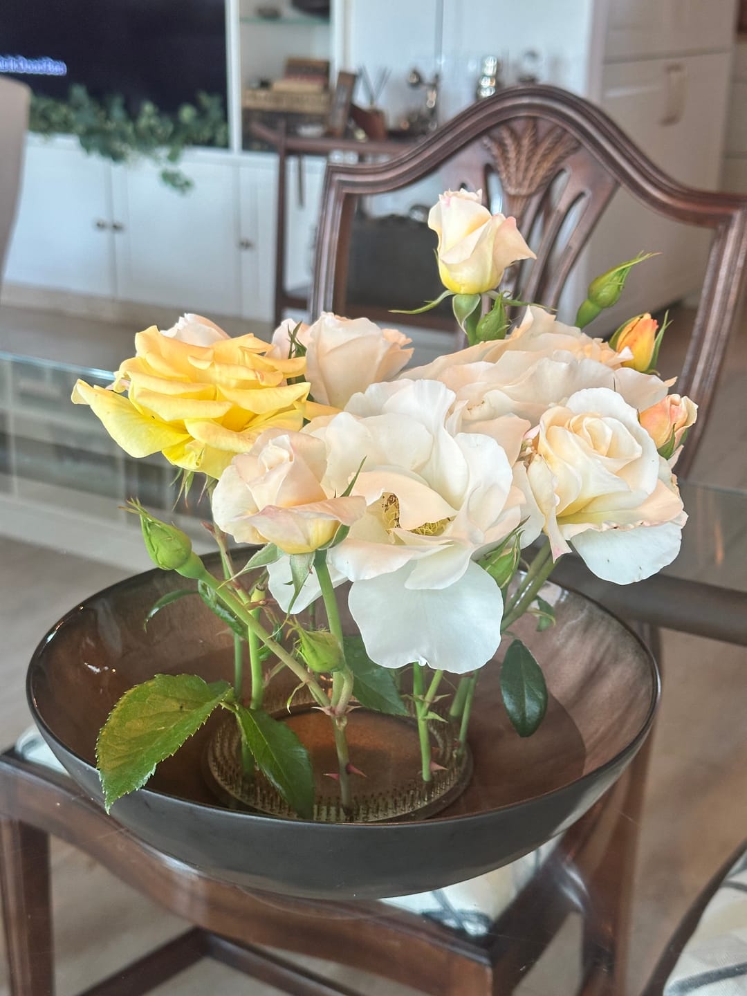 Customer photo review of Kenzan Ring 120 mm Flower Frog