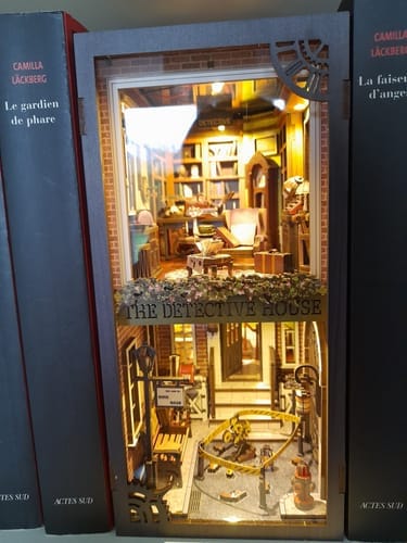 Customer photo review of DIY Book Nook Kit - Rose Detective Agency