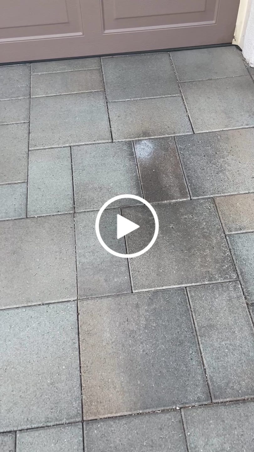 Customer video review of CHOMP! Pull it Out Concrete Oil Stain Remover Bundle