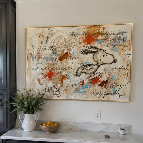 Customer review photo for Abstract Graffiti Art #CSQ074
