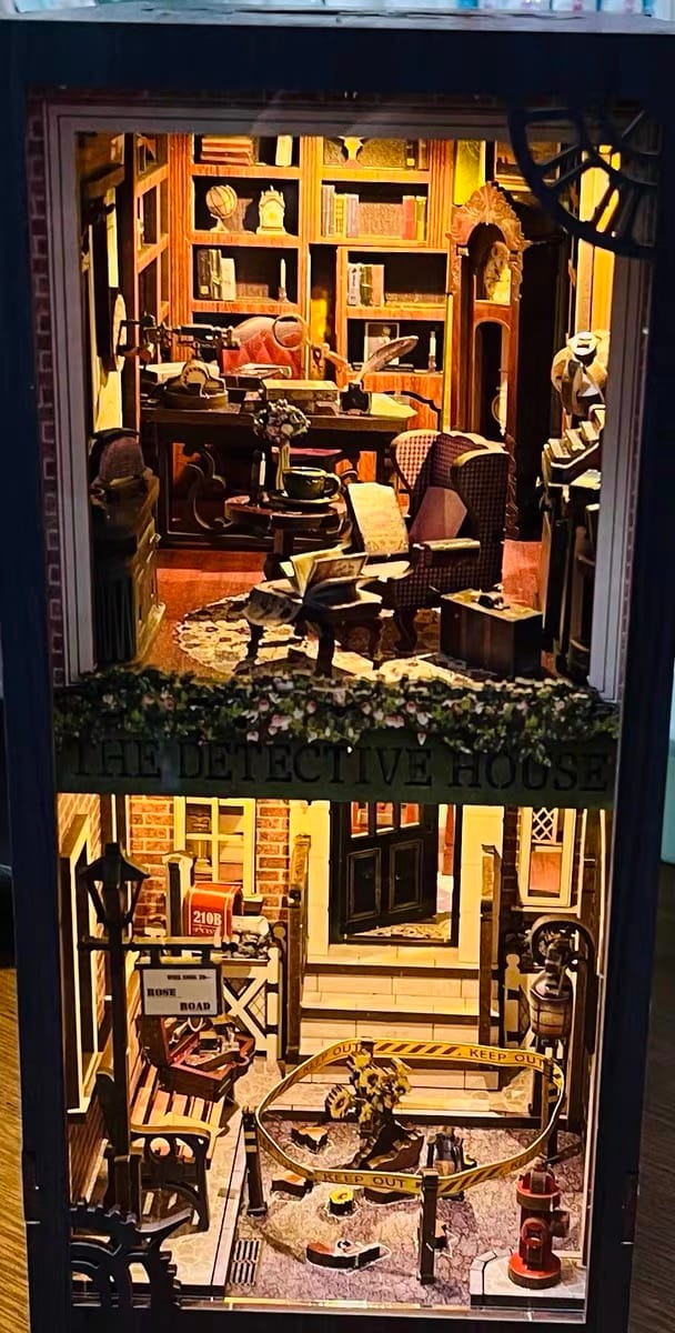 Customer photo review of DIY Book Nook Kit - Rose Detective Agency