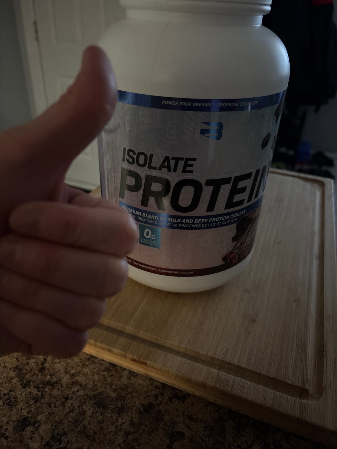 Customer photo review of Isolate Protein