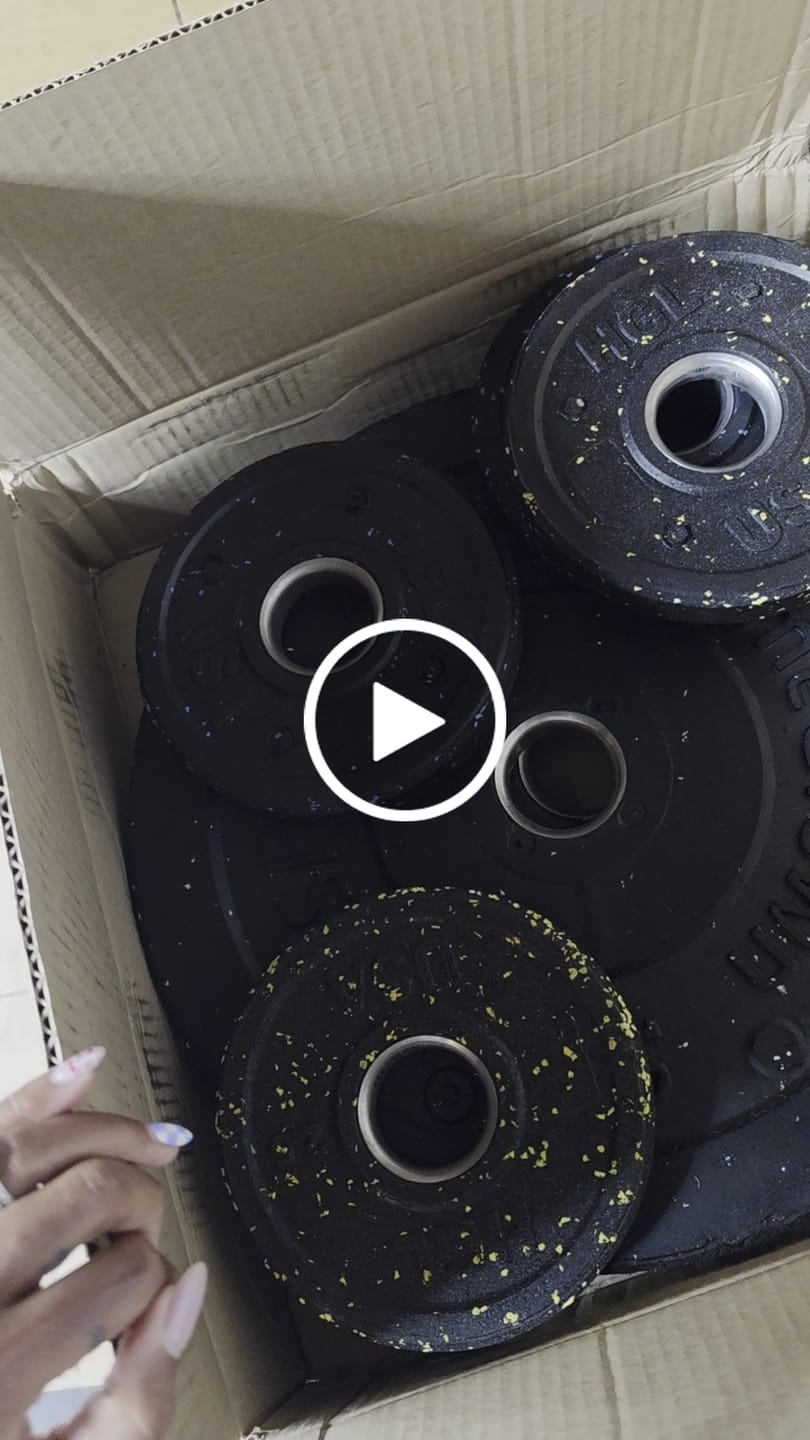 Customer video review of URA-MAX COLORED Bumper Plate Sets