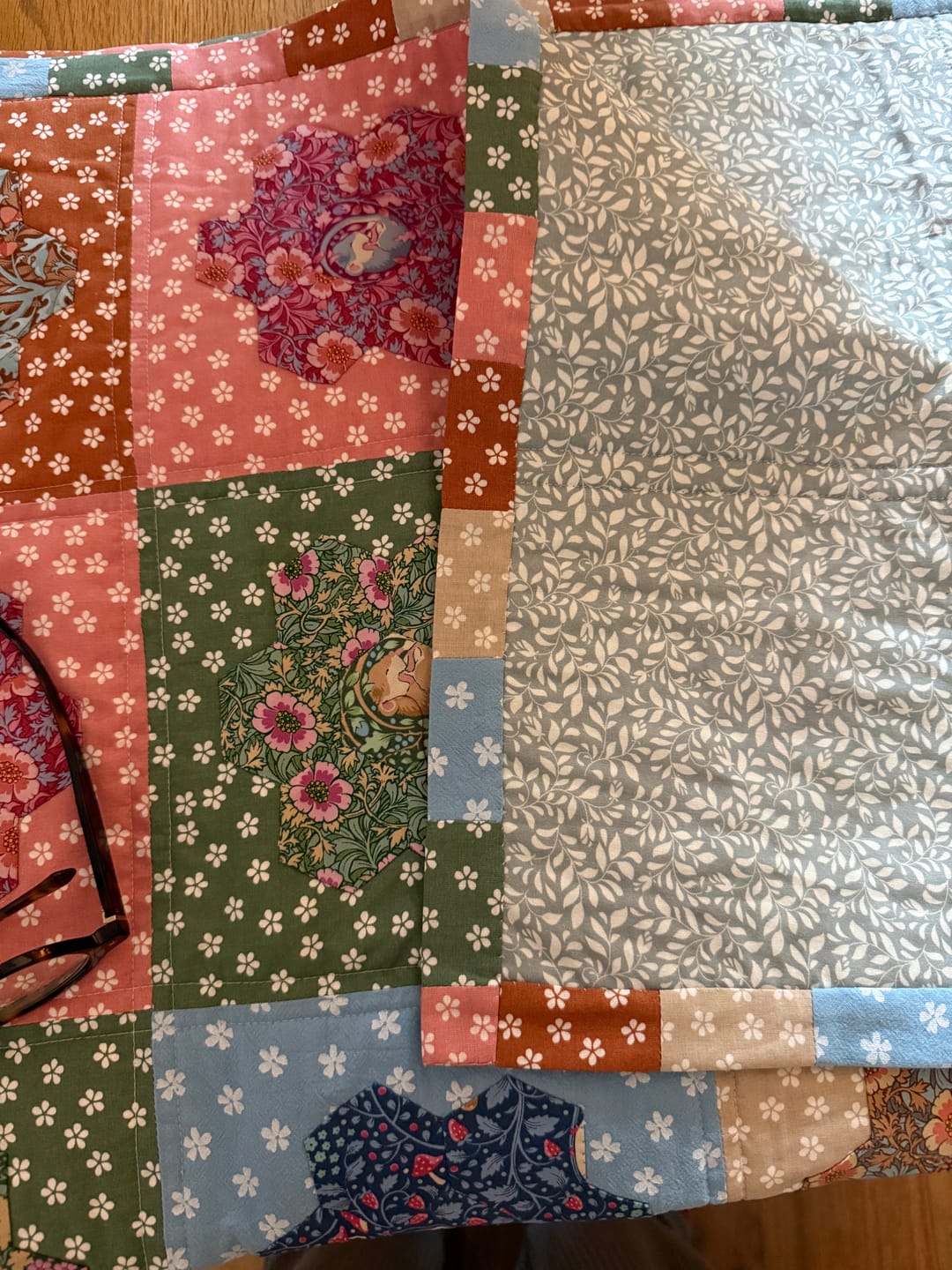 Customer photo review of 100% Quilting Cotton- Floral Essentials Collection- 44" Wide