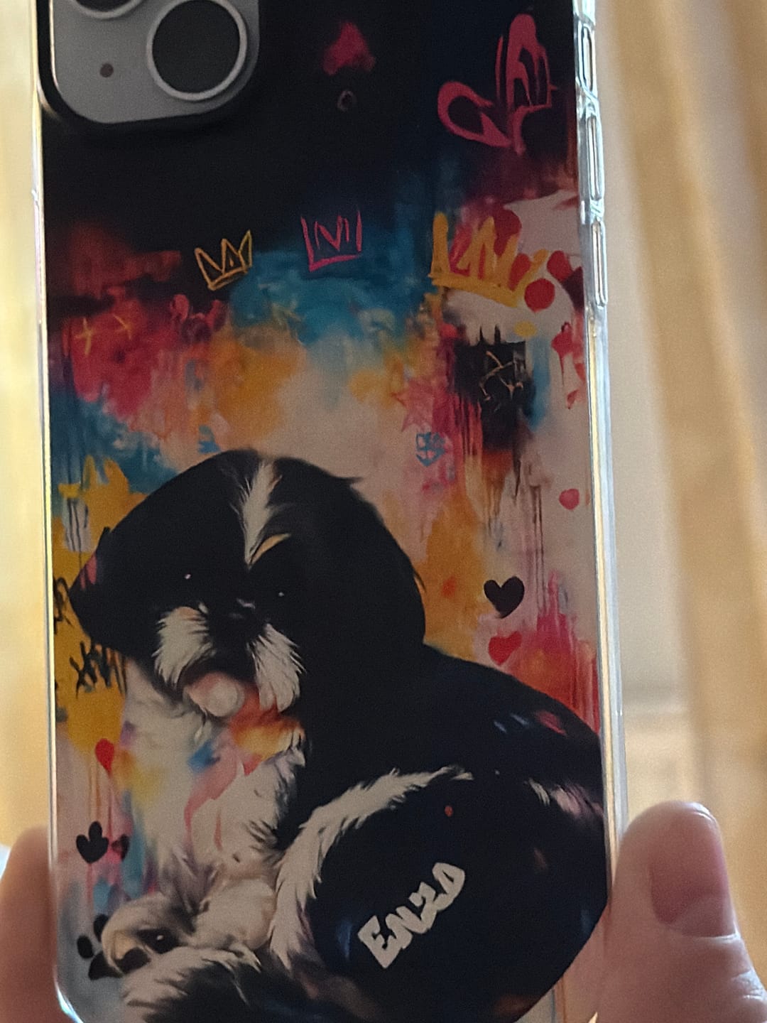 Customer photo review of Personalisierte Handyhülle - Graffiti