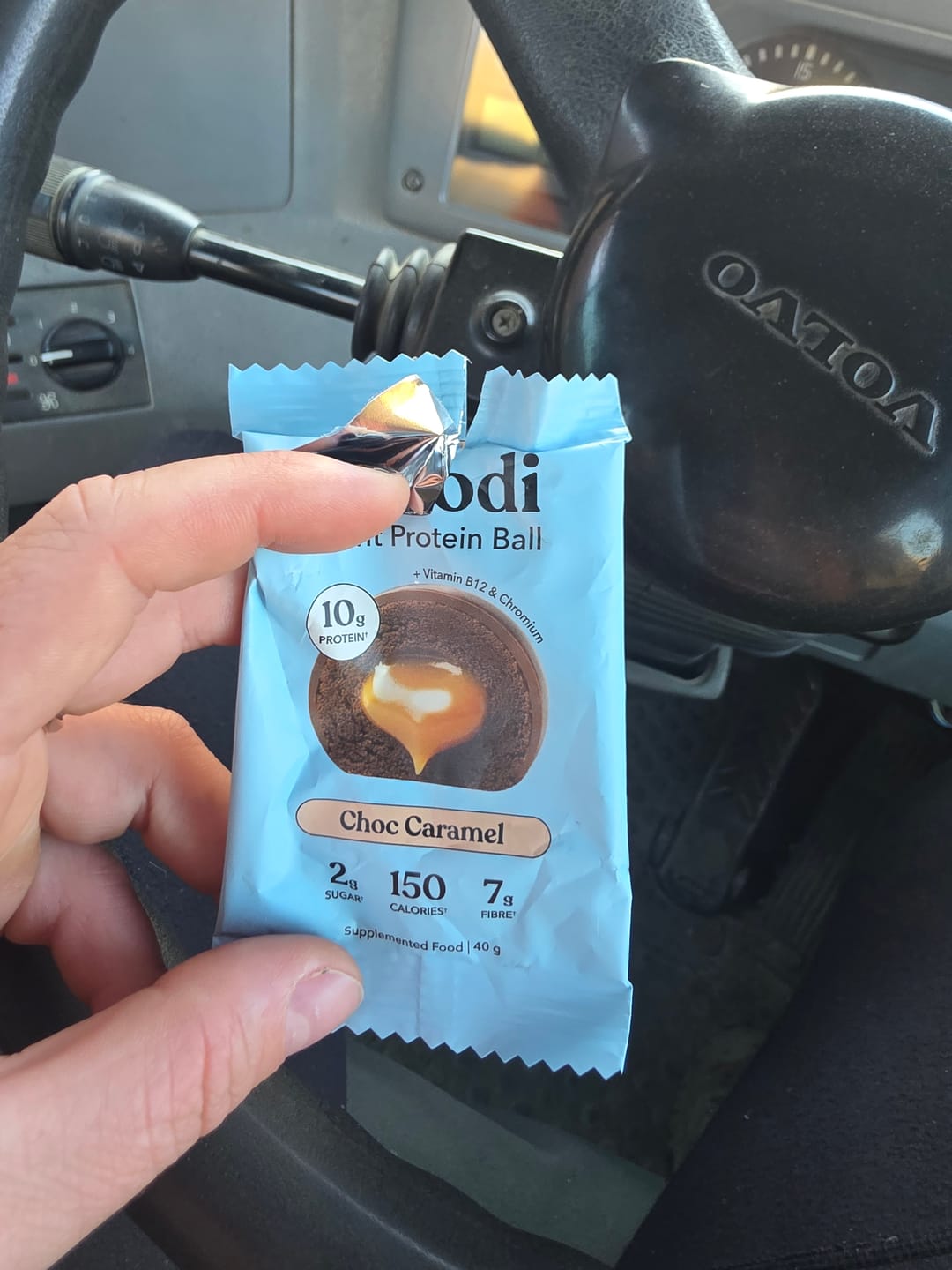 Customer photo review of Plant Protein Ball - Gold Rush Entry