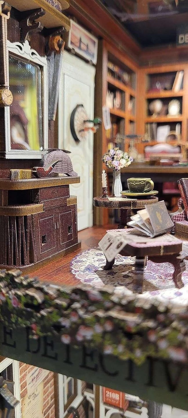 Customer photo review of DIY Book Nook Kit - Rose Detective Agency