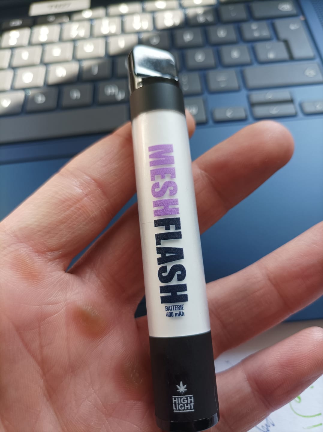 Customer photo review of Highlight-Meshflash H2 Superior Blackberry Kush 2ml