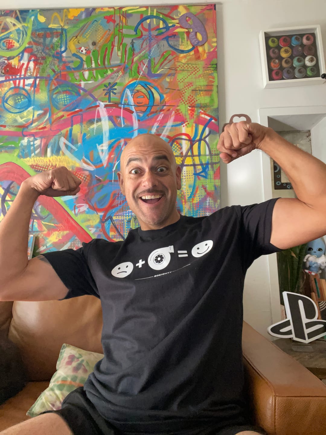 Customer photo review of 80Eighty® HappyTurbo Shirt