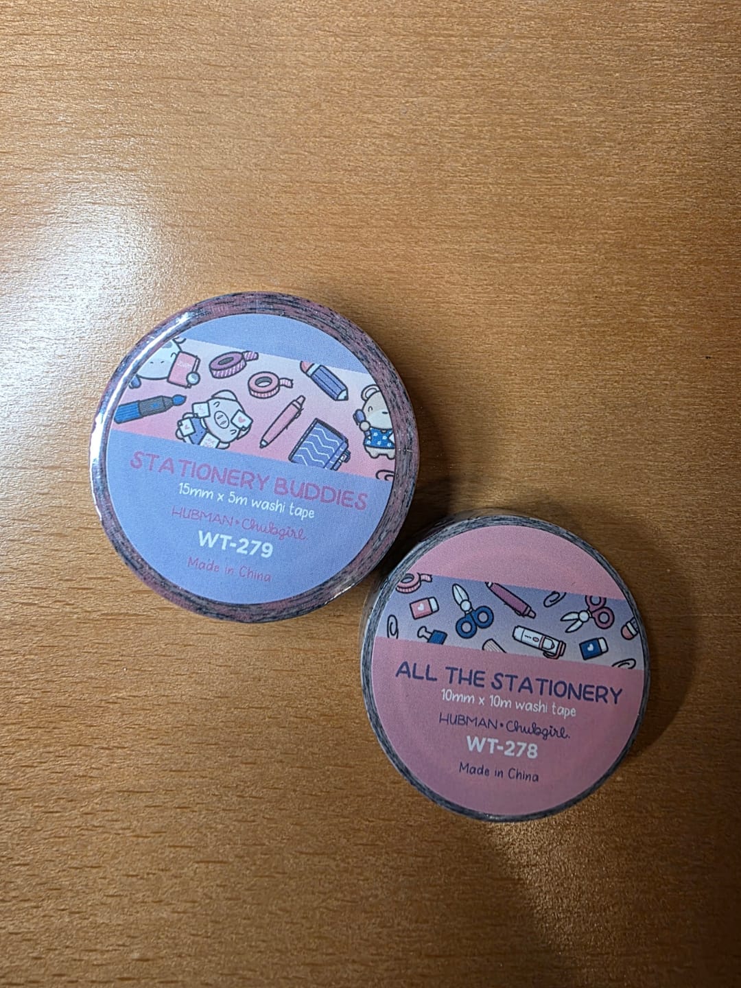 Customer photo review of Stationery Buddies Washi Tapes (Set of 2)
