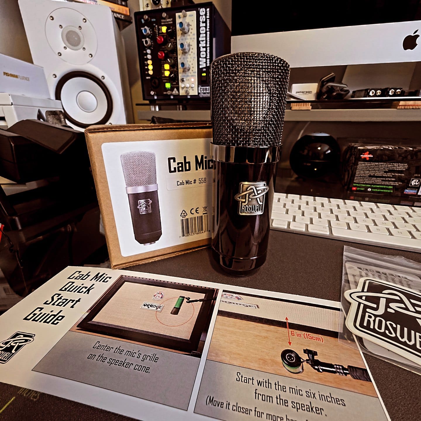 Customer photo review of Cab Mic - Guitar Microphone