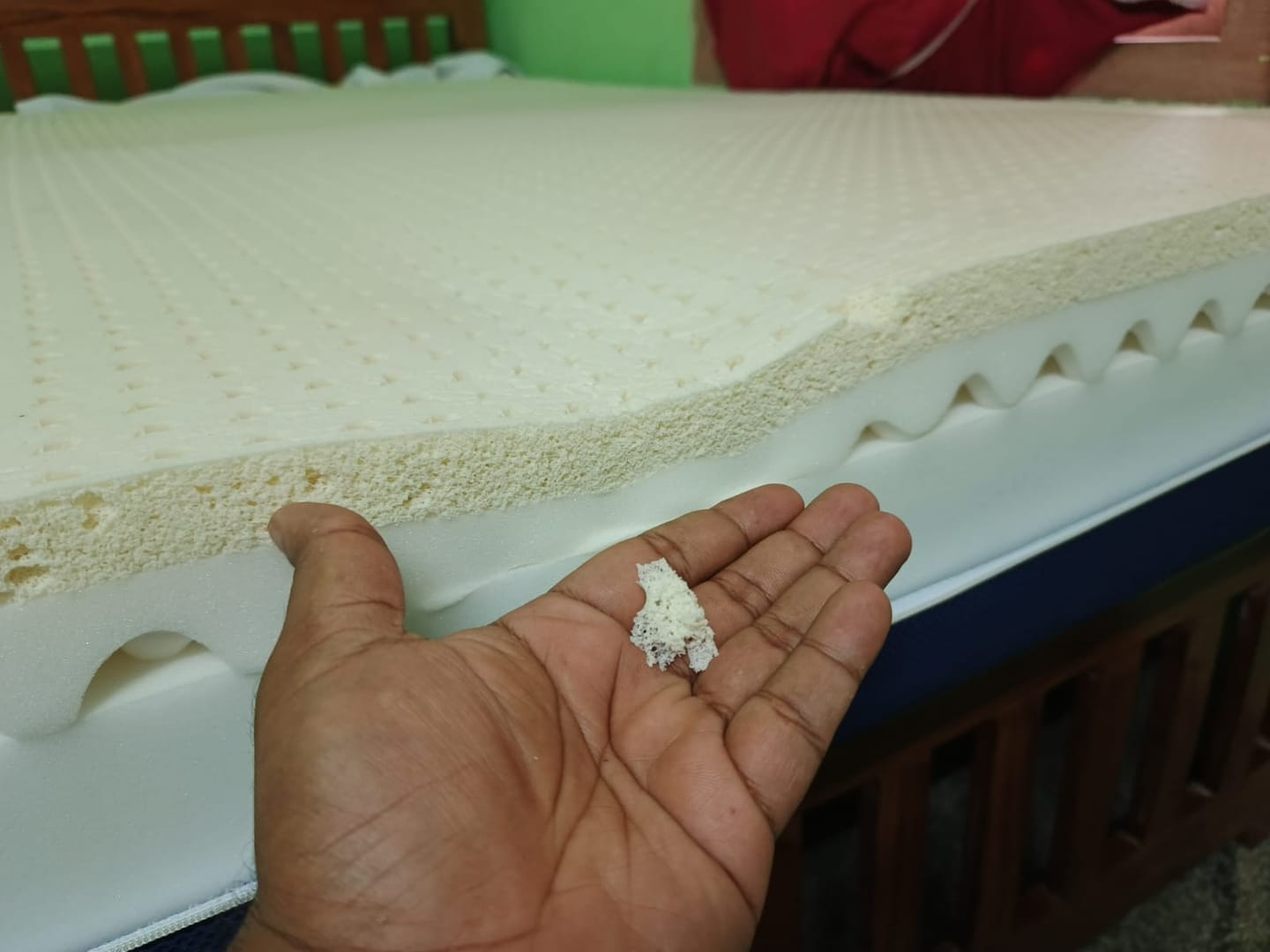 Customer photo review of Flo Anti-Gravity™ Natural Latex Mattress