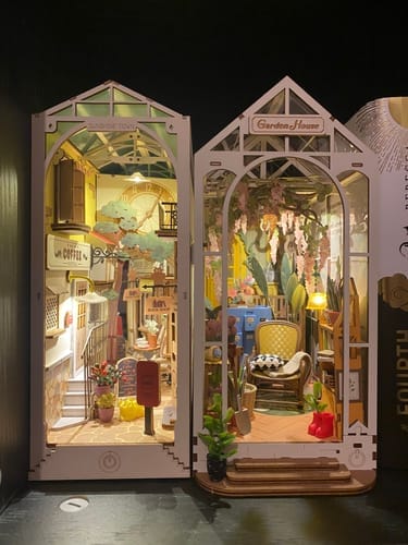 Customer photo review of DIY Book Nook kit - Greenhouse