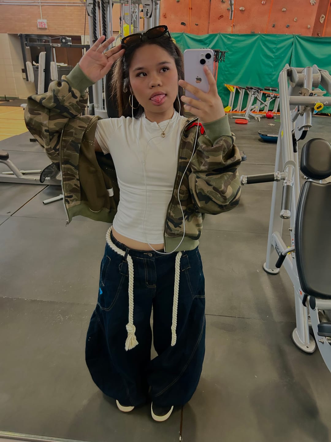 Customer photo review of Aelfric Eden Camo Zip Up Hoodie