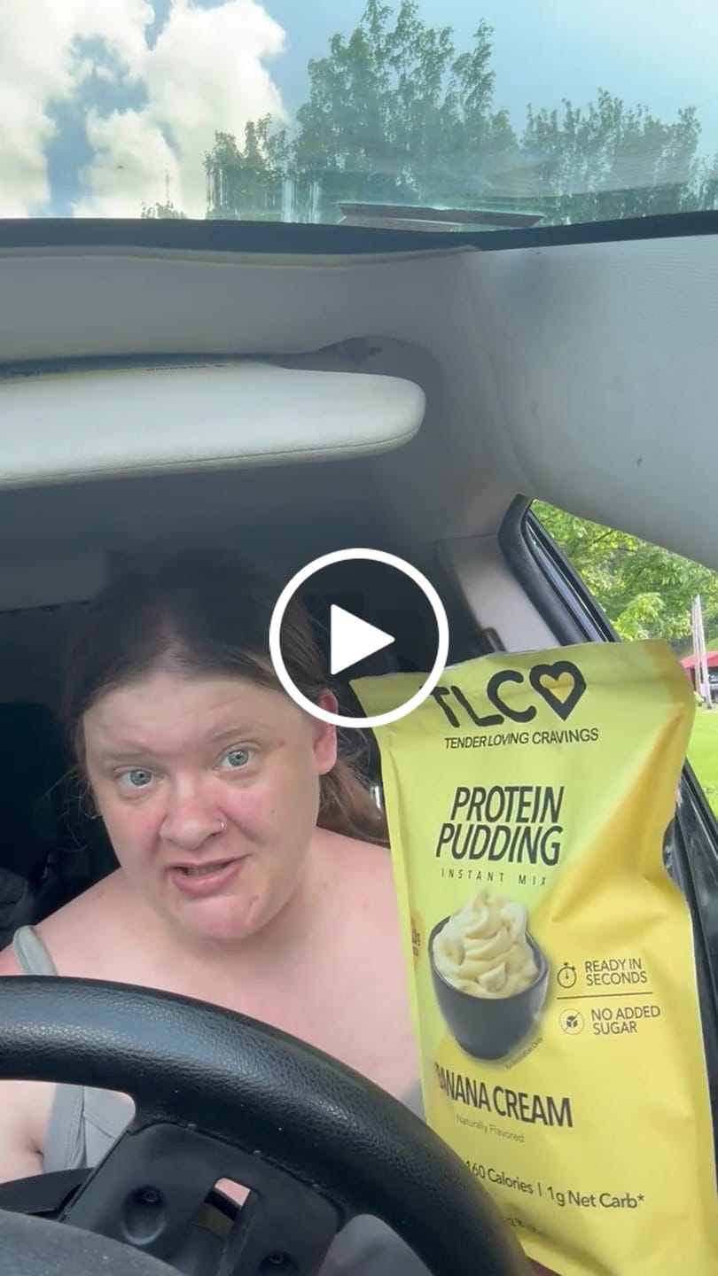 Customer video review of Protein Pudding Instant Mix Banana Cream