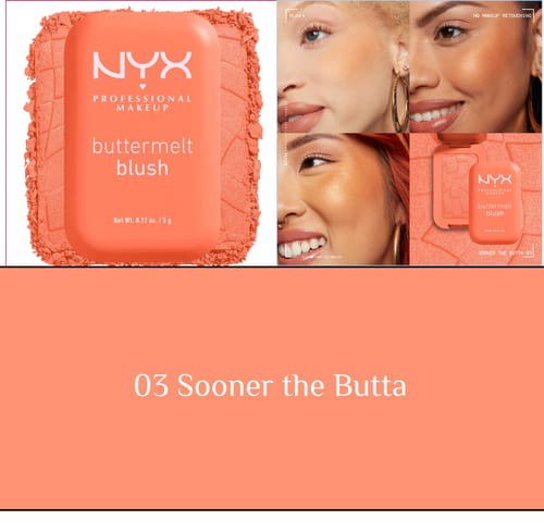 Customer photo review of NYX Blusher 5g Buttermelt 03 Sunner The Butta