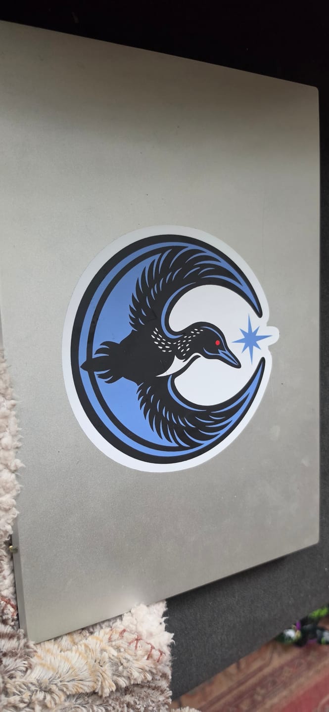 Customer photo review of Rebel Loon Sticker