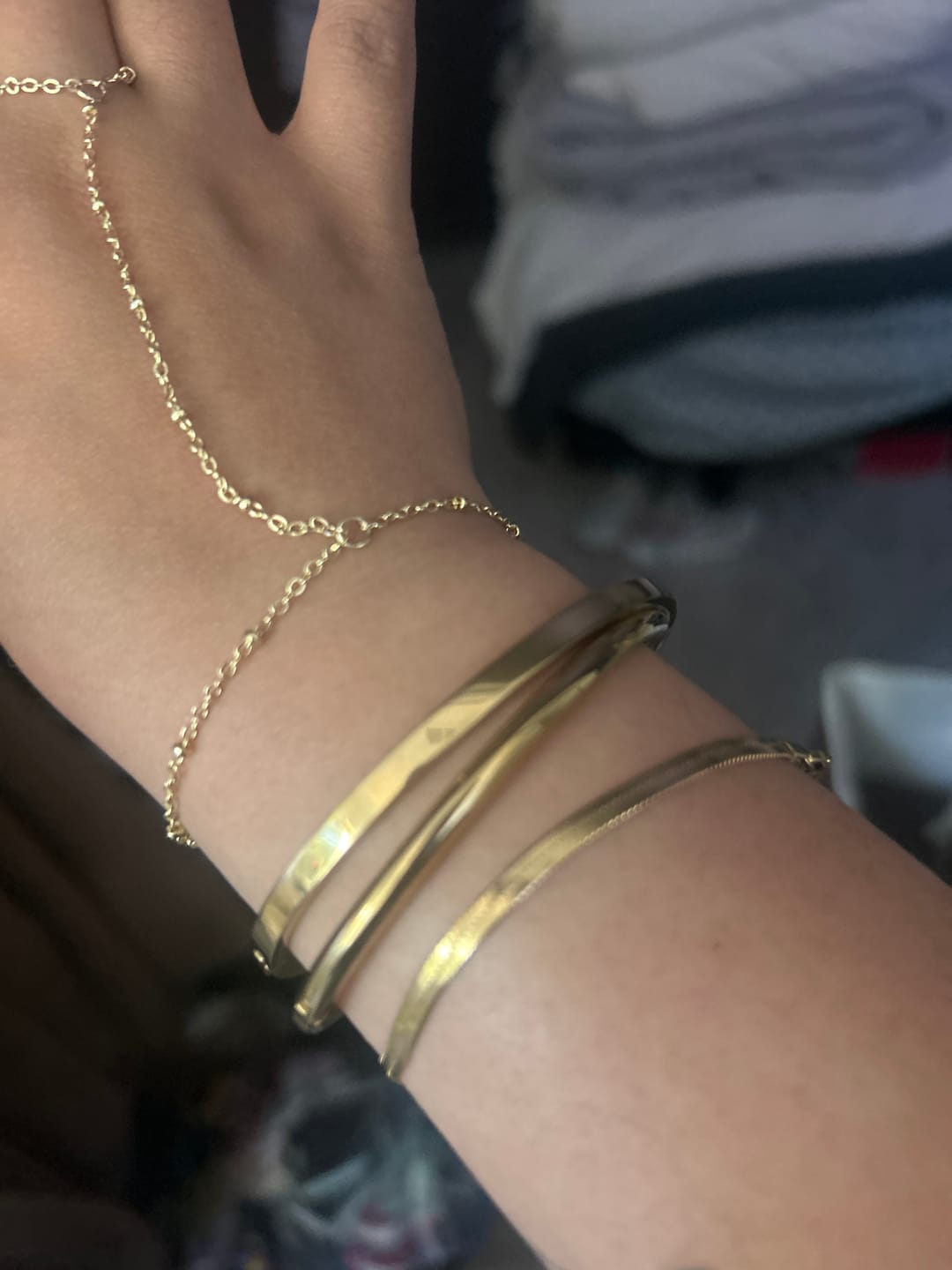 Customer photo review of Classic Flat Bangle